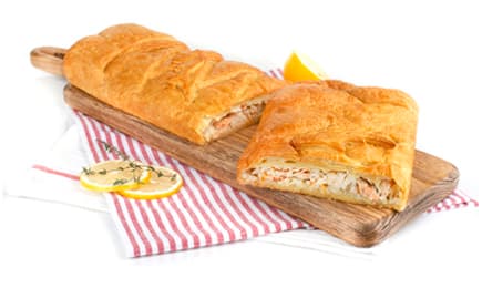 Пирог с горбушей и рисом