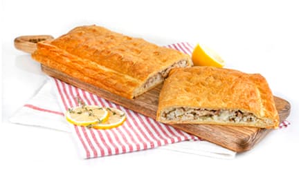 Пирог с рисом и рыбой