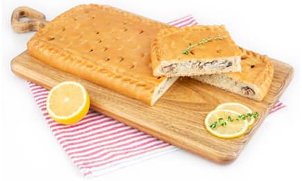 Пирог с рисом и рыбой