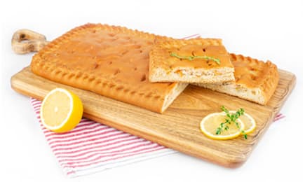 Пирог с горбушей и рисом