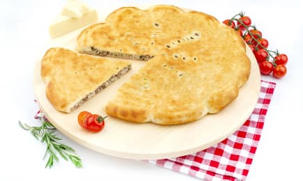 Пирог с мясом и сыром Фыдджин